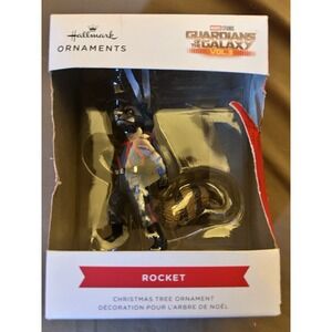 2023 Hallmark Christmas Ornament Rocket Raccoon Guardians Of The Galaxy Vol. 3